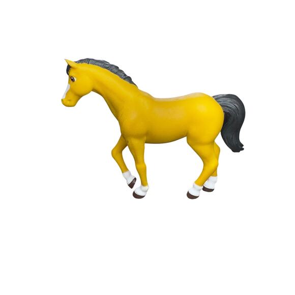 Lakeshore Horse Figure Clydesdale 5" Yellow Pony Toy - Picture 3 of 6